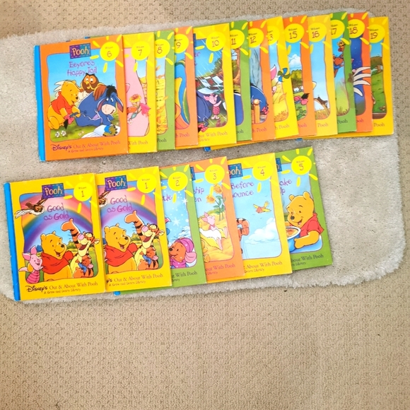 Disney a grow and learn library pooh set of 19 books